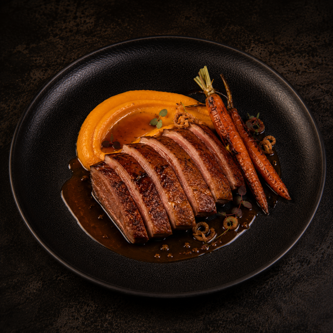 Duck Breast with Orange Gastrique