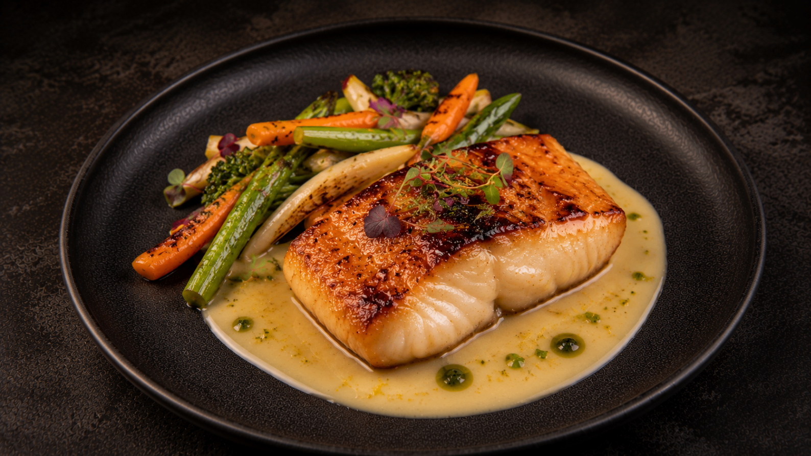 Miso-Glazed Chilean Sea Bass