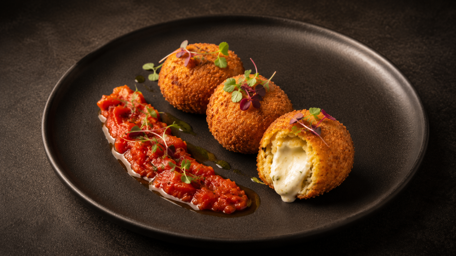 Plantain & Goat Cheese Croquettes